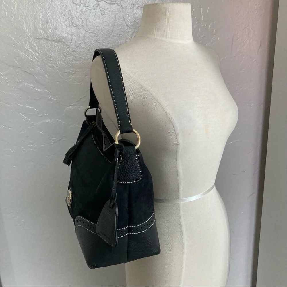 Dooney & Bourke T’Moro slouch shoulder bag in black